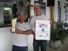 Equipe com o trofu e o certificado na MBV