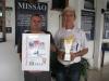 Equipe com o trofu e o certificado na MBV