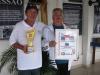 Equipe com o trofu e o certificado na MBV