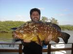 Equipe Fabinho - pescaria em 15/08 - Garoupa de 13 kg
