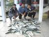 Juliano, Jean e Fabinho - Pescaria de 180 anchovas - Jul/07 –  Postado em  07/01/2008 por Marina Bela Vista